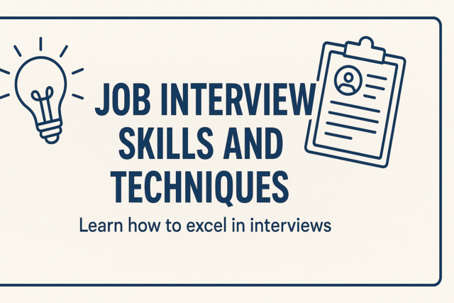 Job Interview Skills and Techniques